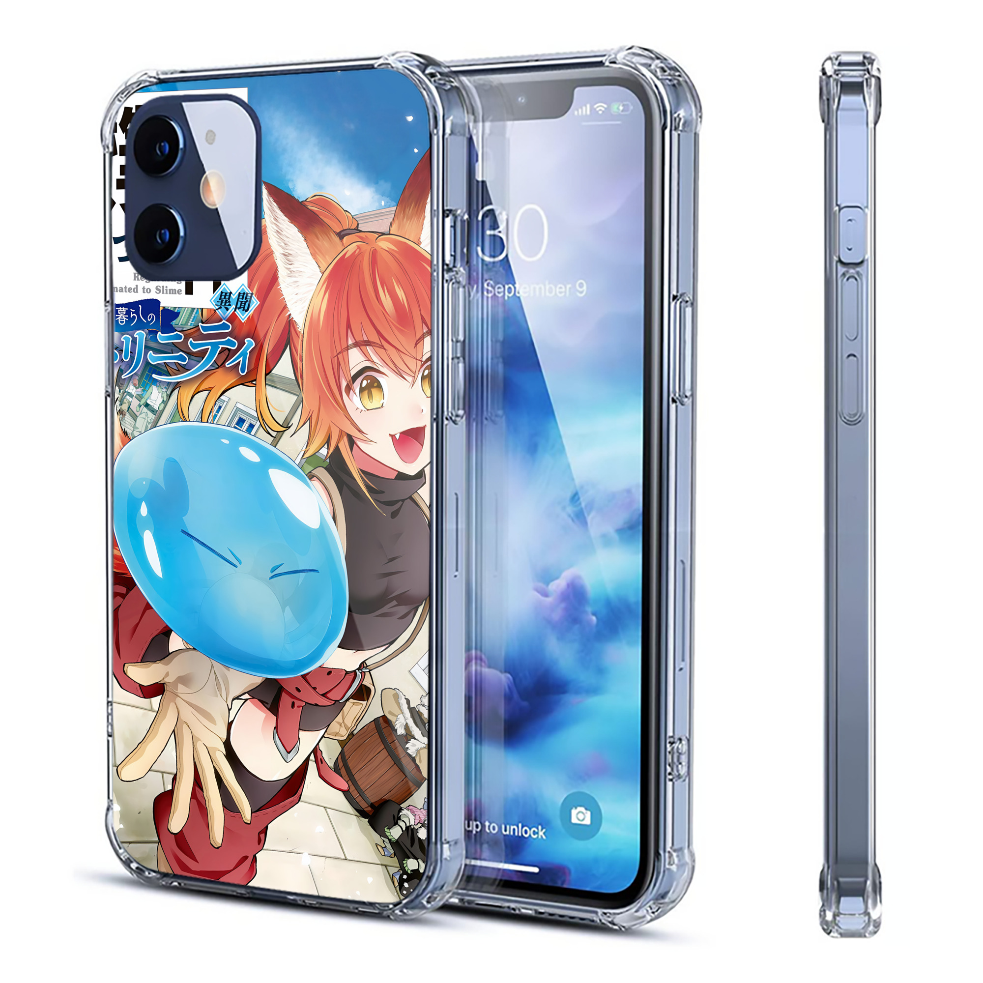 （画像用） 転スラ Regarding Reincarnated to Slime 【iPhone 12シリーズ対応】透明スマホケース（クリアソフトケース）